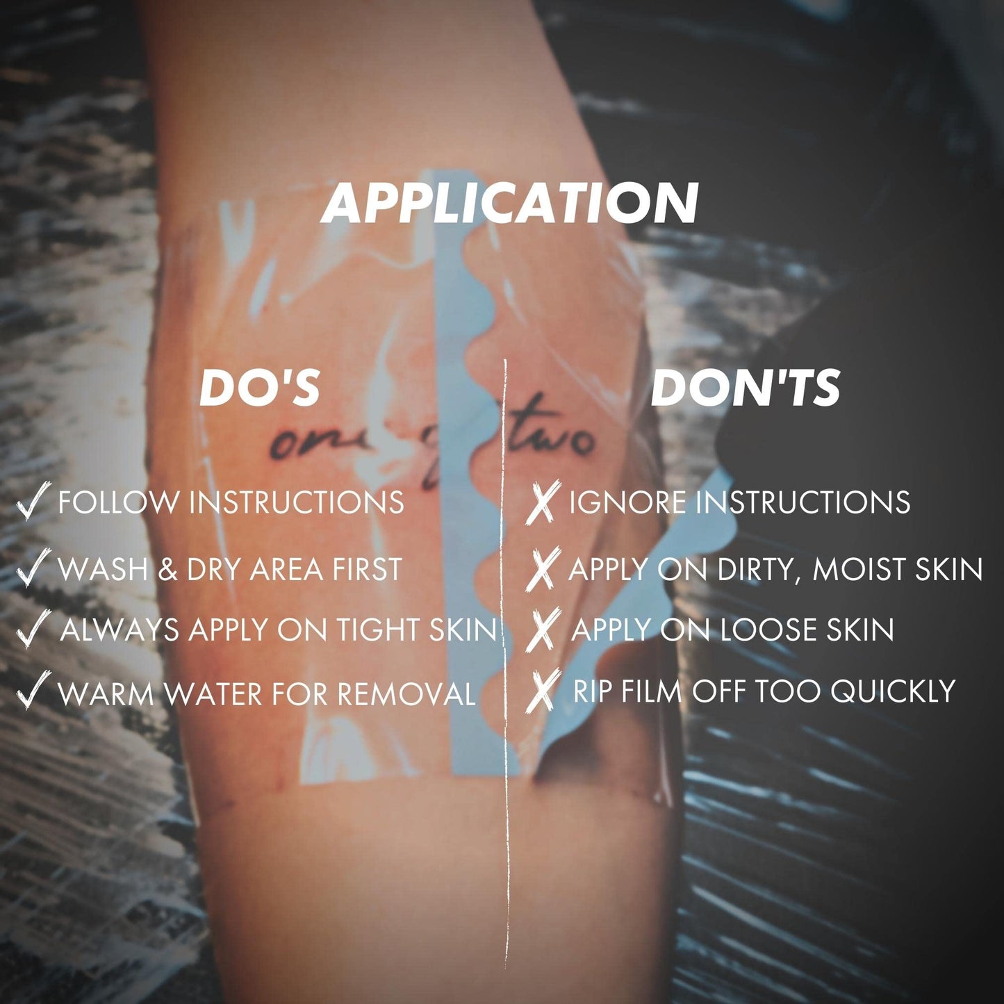 Sorry Mom Tattoo Aftercare Bandage - Second Skin Tattoo Cover - Clear Tattoo Bandage Waterproof, Adhesive Tattoo Wrap - Tattoo Healing Wrap - Tattoo Film Protection 6.5 ft x 6 in