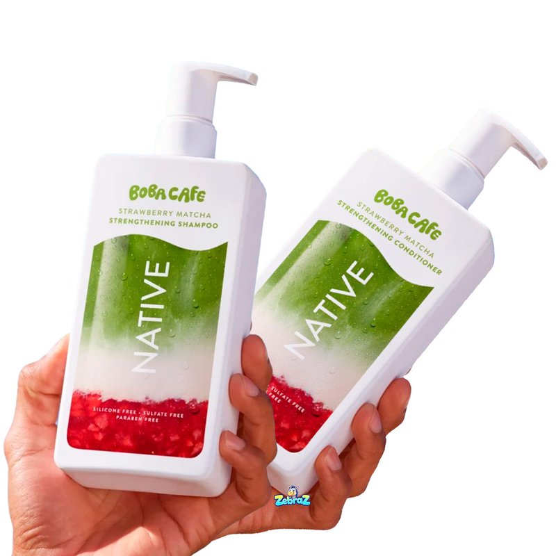 Native Limited Edition Strawberry Matcha Shampoo and Conditioner 16.5 fl oz - Pack Of 02