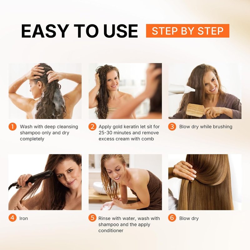 Karseell Maca Essence Hair Treatment Kit - 12 Weeks of Professional Straightening for All Hair Types