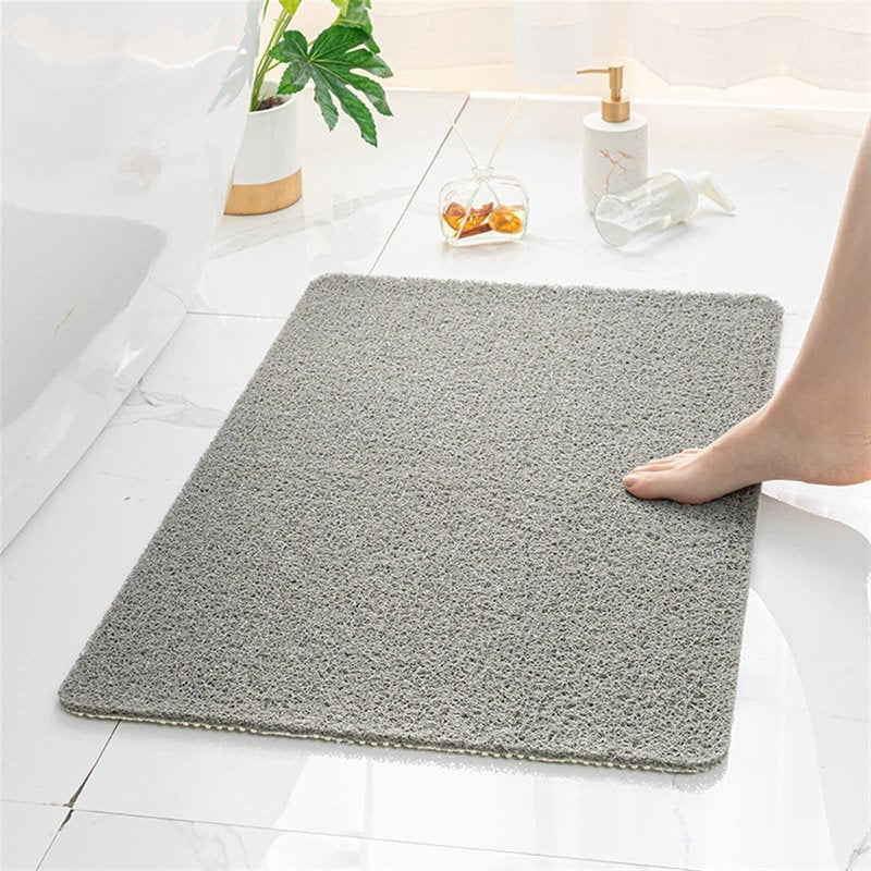 Secure Mat, Non-Slip Bathtub Mat, The Ultimate Non-Slip Bath Mat, Shower Mat Floor Mat for Tub, Shower, Bathroom (Gray, 40x60cm(15.75"x23.62"))