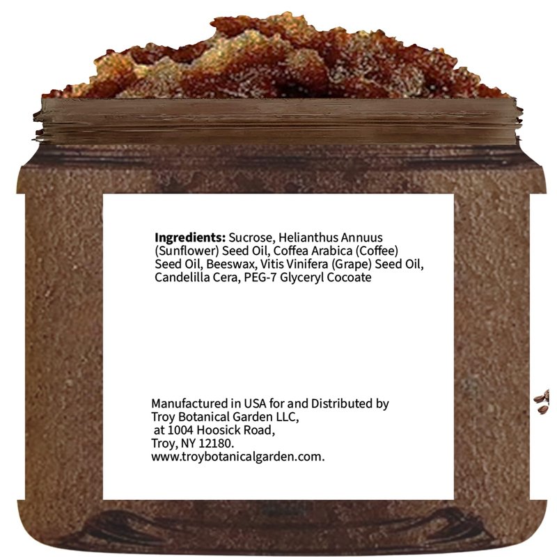 Brown Sugar & Arabica Coffee Body Scrub – Natural Exfoliating Scrub for Smooth, Glowing Skin, Hydrating & Cellulite-Reducing, Paraben-Free, Spa-Quality