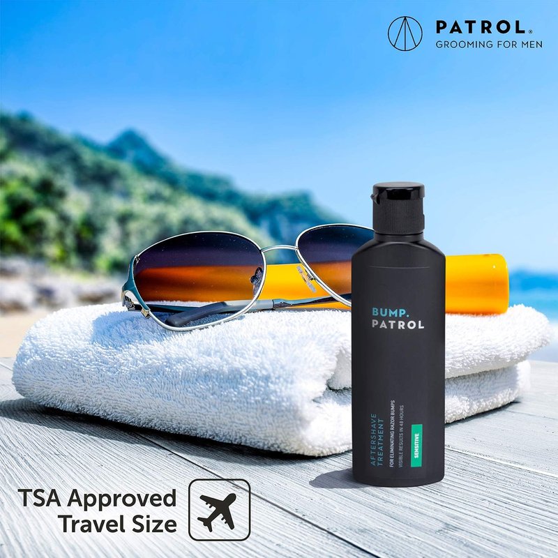 Bump Patrol Sensitive Strength Aftershave Treatment Serum – Razor Bump Stopper and Ingrown Hair Treatment for Men and Women, Alcohol Free Ingrown Hair Serum for Sensitive Skin