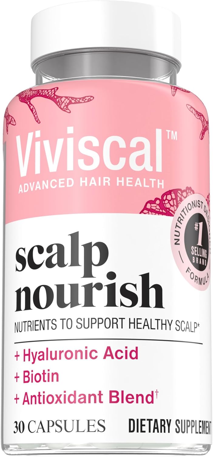 Viviscal Scalp Nourish Supplement - Nutrient Blend for Scalp Health & Hair Growth | 30 Count