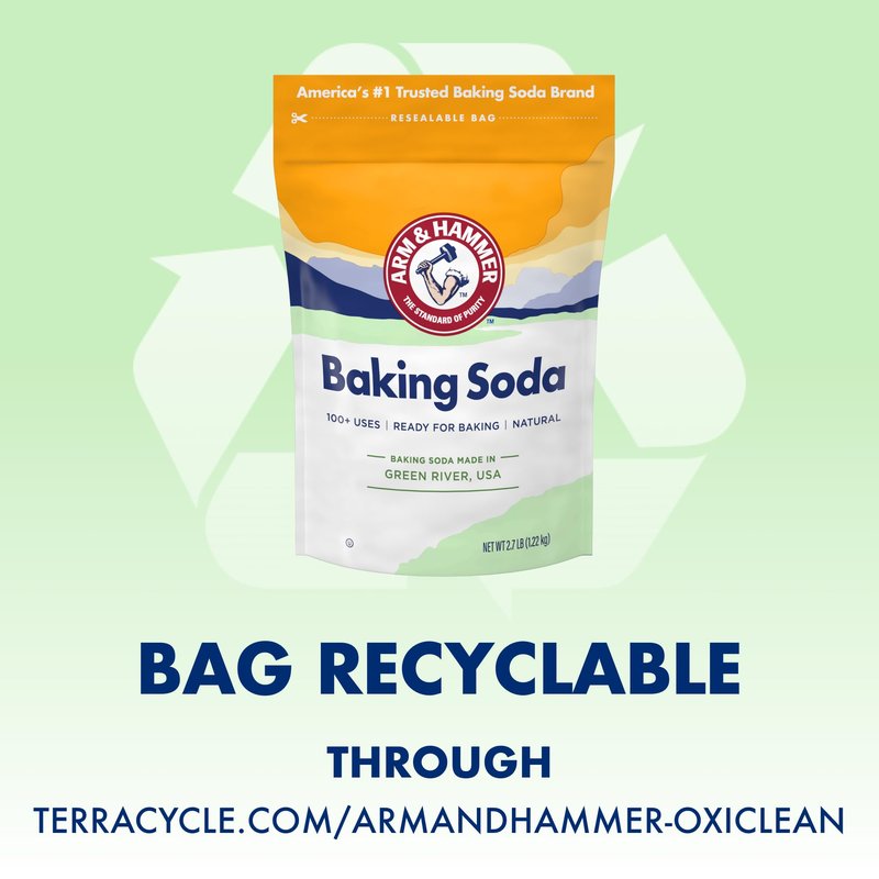 ARM & HAMMER Baking Soda, Multi-Purpose 100% Pure Sodium Bicarbonate Powder for Cooking, Baking, Cleaning, Laundry, Deodorizing, DIY & More, 7 Lbs