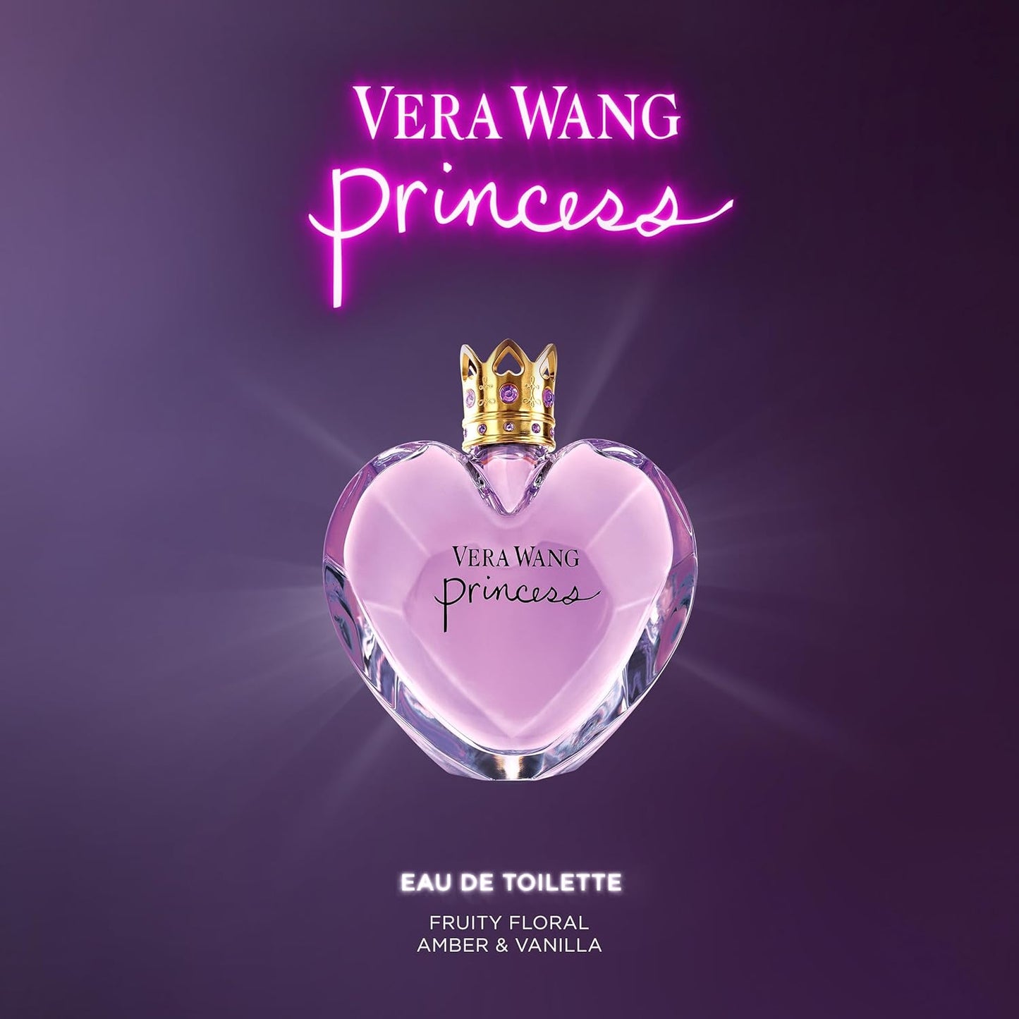 Vera Wang Princess Eau De Toilette Perfume for Women - 3.4 Fl Oz | Enchanting Floral Fragrance