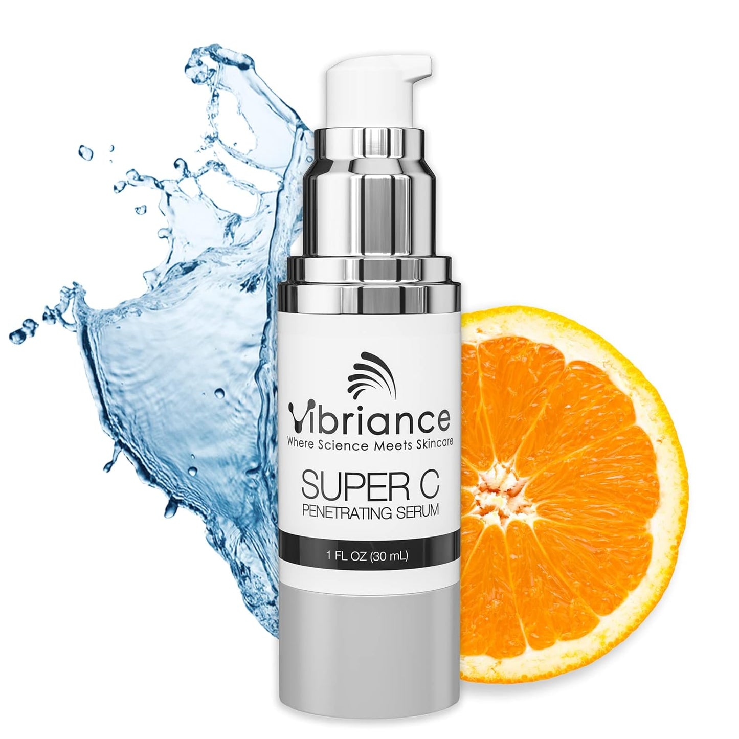 Vibriance Super C Serum for Mature Skin - All-in-One Vitamin Formula for Hydration, Firmness & Wrinkle Reduction | 1 fl oz
