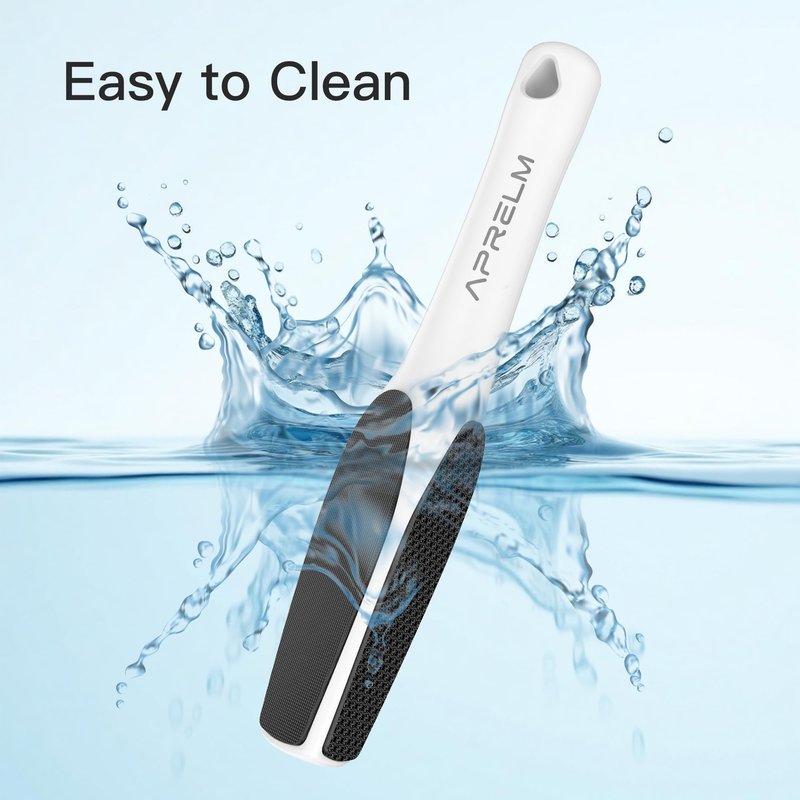APRELM 3-Sided Nano Glass Foot File, 3-in-1 Coarse/Medium/Fine Foot Callus Remover, Professional Callus Remover for Feet Hard Skin Smooth Polishing (White)