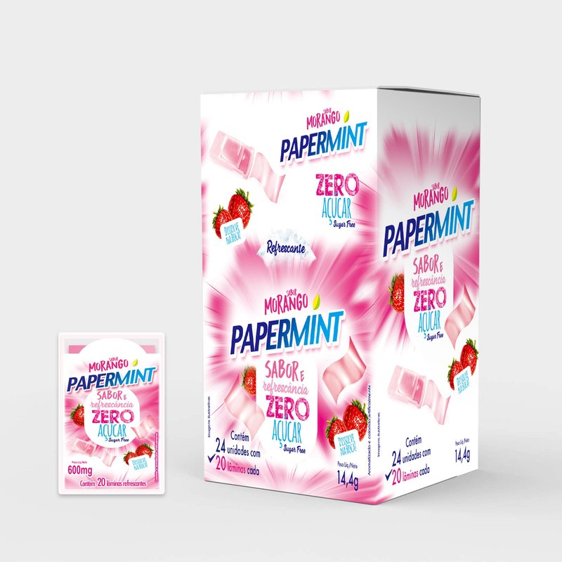 24 Packs of 20-Strips Each of Freshburst Pocketpaks Bad Breath Strips to Keep Your Mouth Fresh（Strawberry）