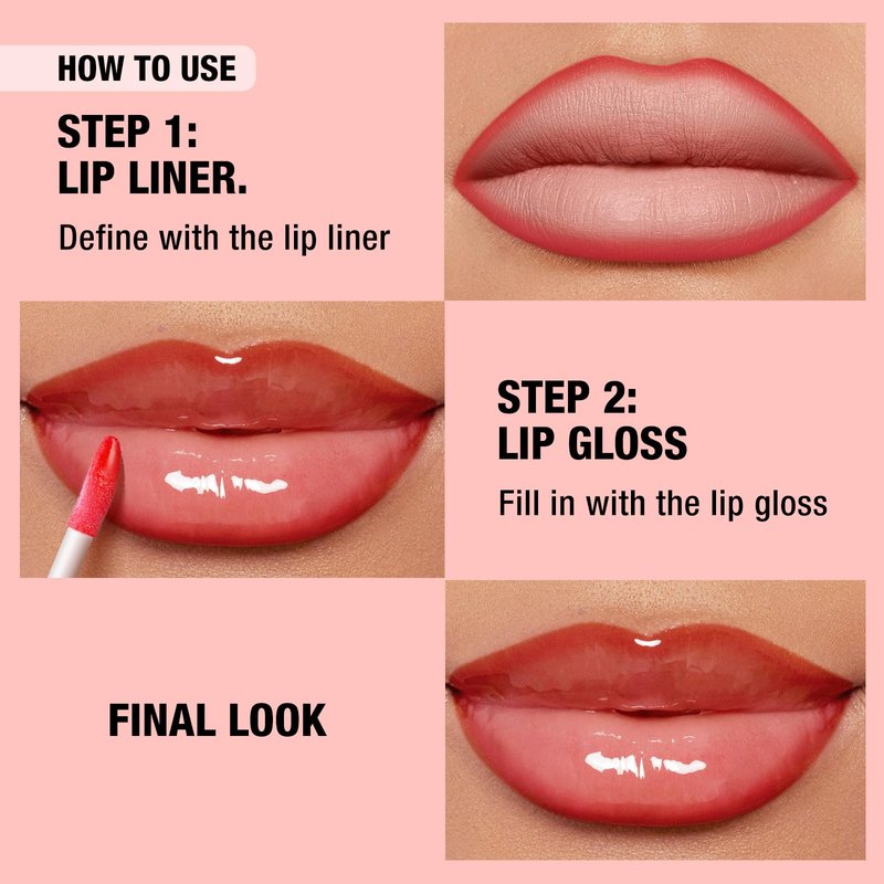 LANGMANNI 6 Matte Lip Liner With 6 Nourishing Lip Oil Lip Gloss Set, Long-Lasting And Hydrating 2 IN 1 Makeup Set, Beauty Daily Cosmetics Gift for Girls