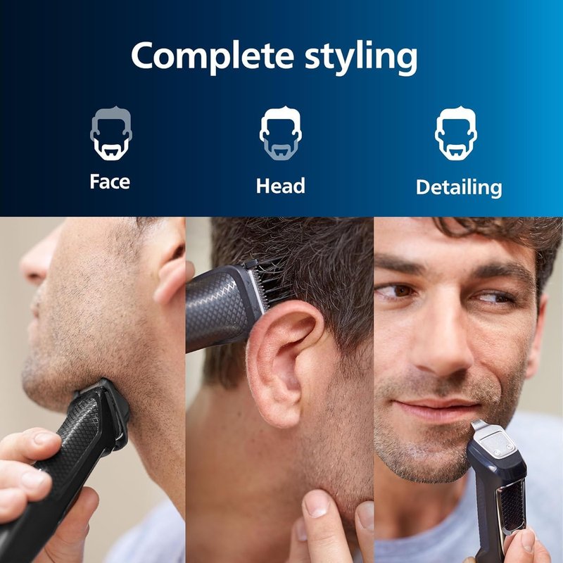 Philips Norelco Multigroom All-in-One Trimmer - 13 Piece Grooming Kit | 9-in-1 MG3740