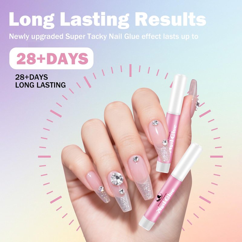 15PCS Nail Glue for Acrylic Nails, Professional Nail Tip Glue for Fake Nails Broken Nails Adhesive Super Bond for Press on Nails Glues Adhesive for Fake Nails Tips Glues