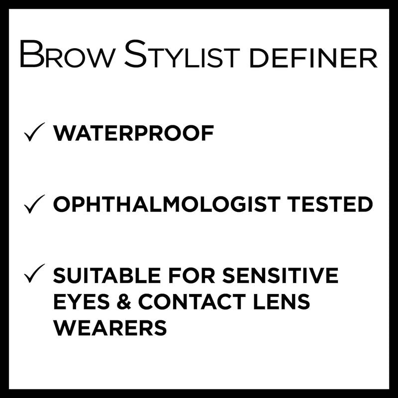 L'Oreal Paris Brow Stylist Definer Waterproof Eyebrow Pencil - Ultra-Fine Mechanical, Dark Blonde, 0.003 Oz