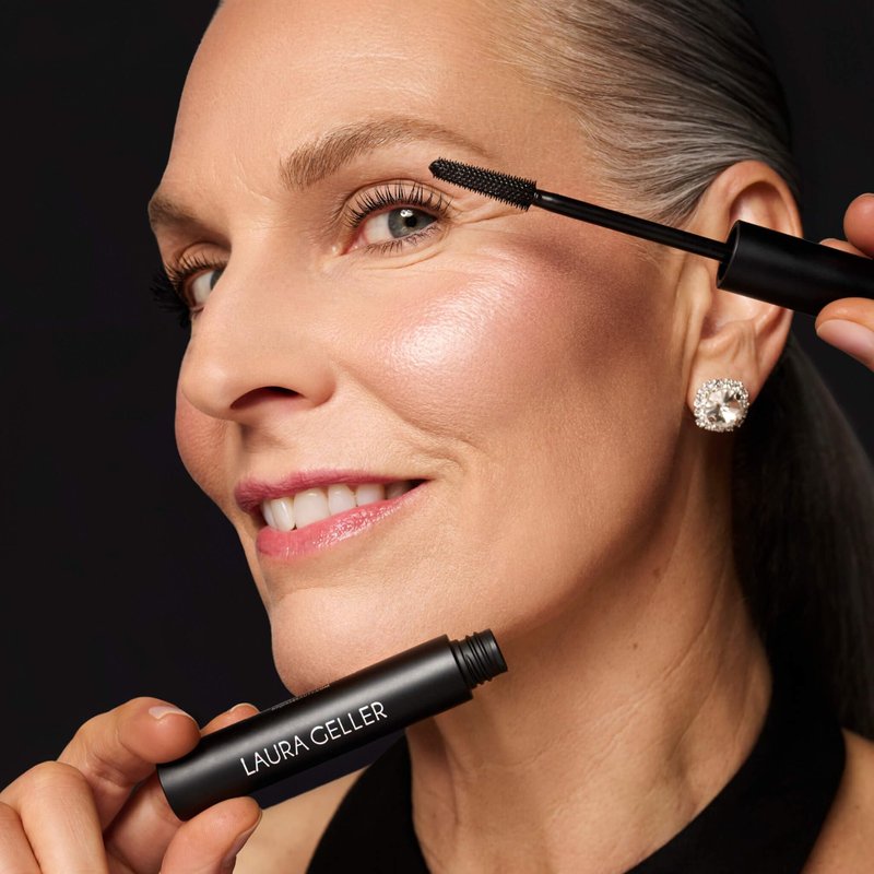 LAURA GELLER Long-n-Lifted Tubing Mascara – Lengthening & Lifting Mascara That Won’t Smudge or Flake – Gentle Tubing Formula Removes with Warm Water – Black