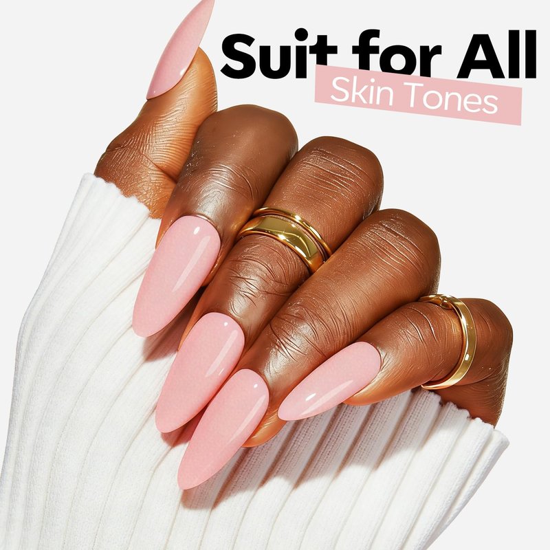 modelones Pink Gel Nail Polish 15ML, Hema Free Summer Pastel Soak-Off UV Gel Polish - 28+Days Long-Lasting Nail Art DIY Manicure Kit Home Salon Women Gifts