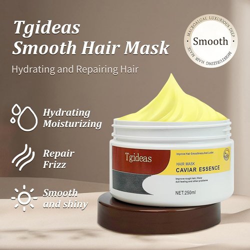Hydrating Collagen Hair Mask - Deep Repair Treatment for Dry, Damaged Hair - 8.45 Oz