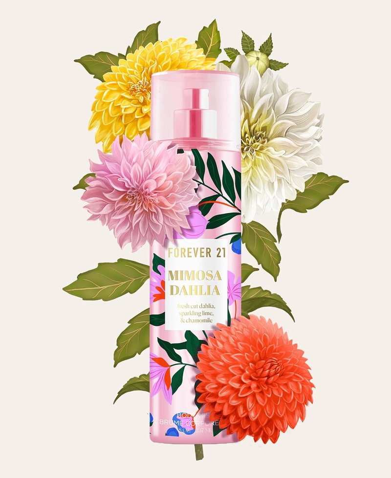Forever 21 Mimosa Dahlia Body Spray - Refreshing Fragrance, 8 Fl. Oz.