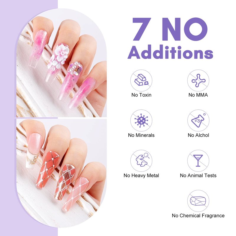 SAVILAND Acrylic Nail Kit with Drill: 15g White Pink Clear Acrylic Powder and Liquid, 100 Nail Forms, Brushes, Primer, Top Gel, Extension Tools Kit for Beginners Home DIY & Salon Use