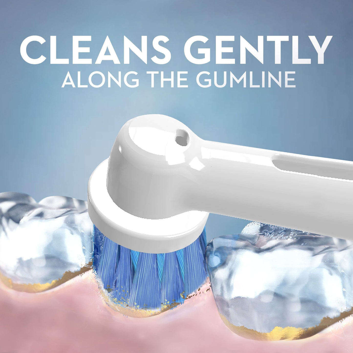 Oral-B Sensitive Gum Care Replacement Brush Heads for an Oral-B Electric Toothbrush, Pack of 6