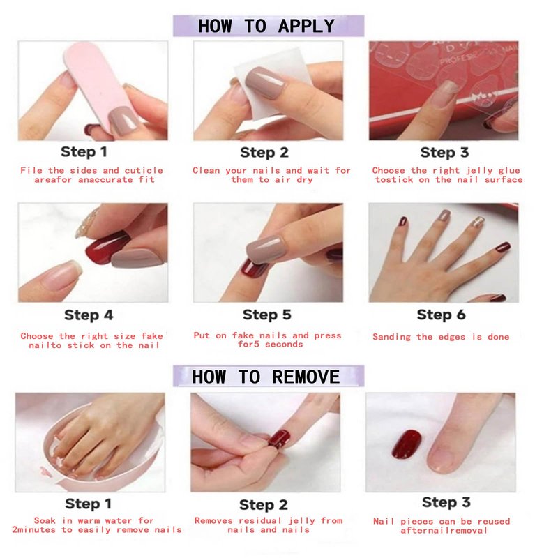 Press On Nails Medium Square Handmade 3D Flower Starfish Shell Pink French Tip Full Cover False Nails Stick on Nail for Women Beach Vacation Daily, 10Pcs (M)