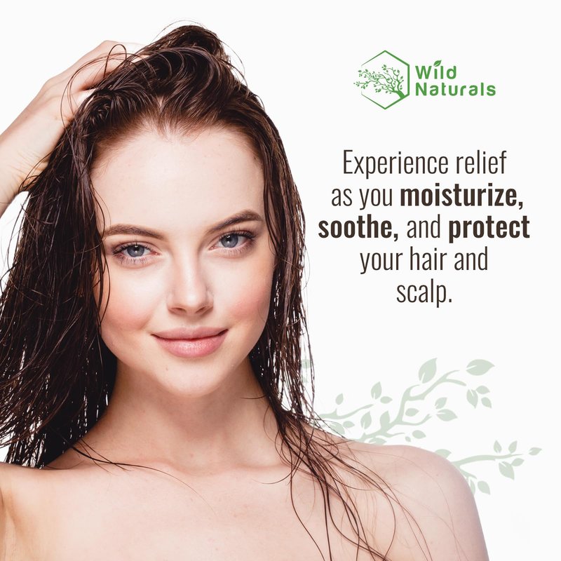 Natural Hydrating Conditioner for Dry & Itchy Scalp - Sulfate Free Dandruff Moisturizing Conditioner with Aloe Vera & Manuka Honey - for Oily Hair & Curly hair - Help Hair Growth with Coconut Oil