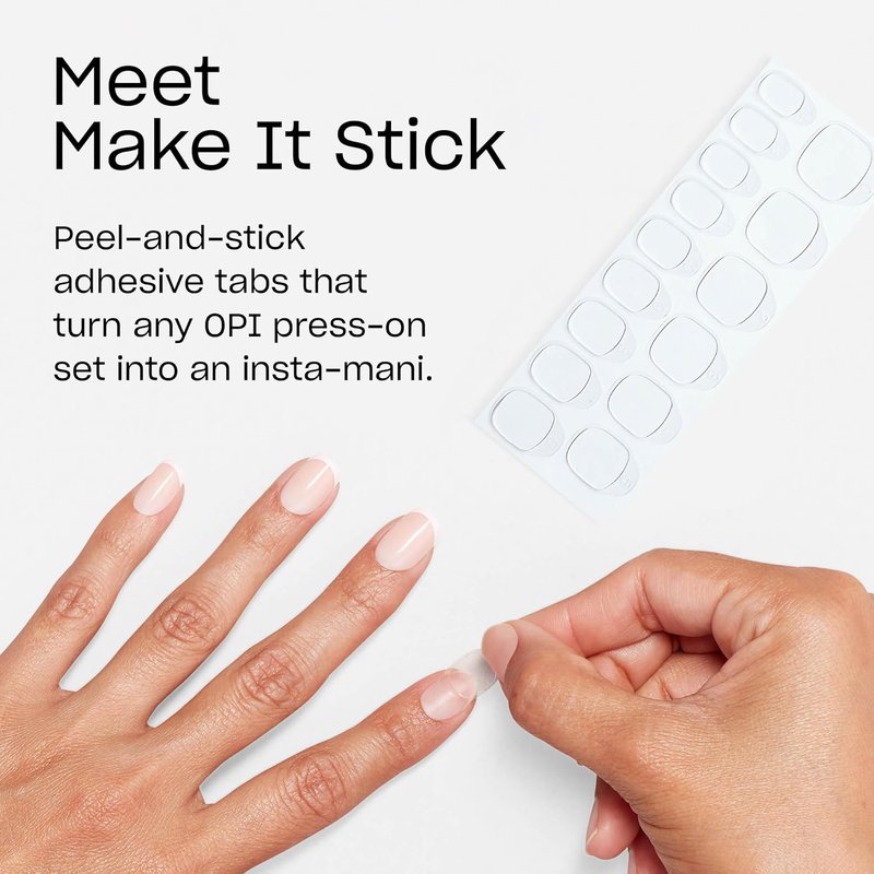 OPI Nail Adhesive Glue & Press-On Tabs - Long-Lasting, Fast Drying | Up to 14 Days Wear