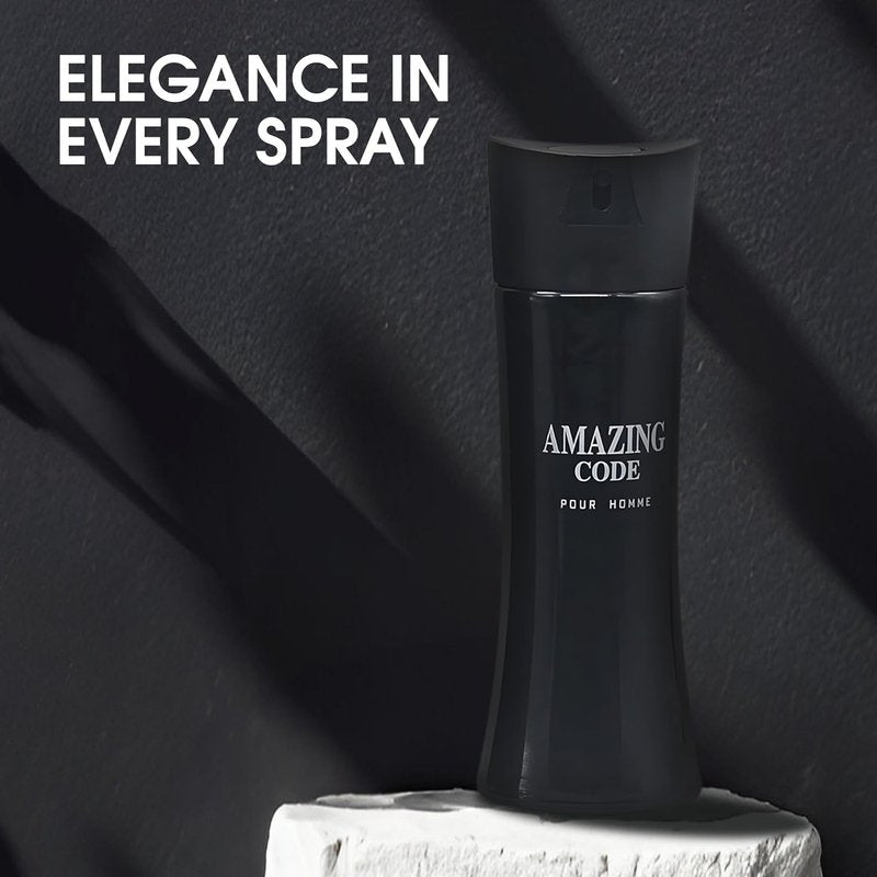 A CENTER Men's Cologne Gift Set 4 x 3.4 FL oz|Luxury perfume with Premium Presentation Box|Perfect Valentine's Day Gift for Him|Long Lasting Fragrance(AmazingCo&VintageM&HunterPla&KingDMi)