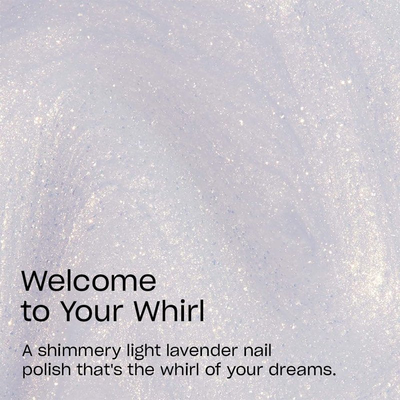 OPI Nail Lacquer Welcome to Your Whirl | Sheer Pastel Lavender Shimmer Chip Resistant Nail Polish | OPI'm Dreaming Collection