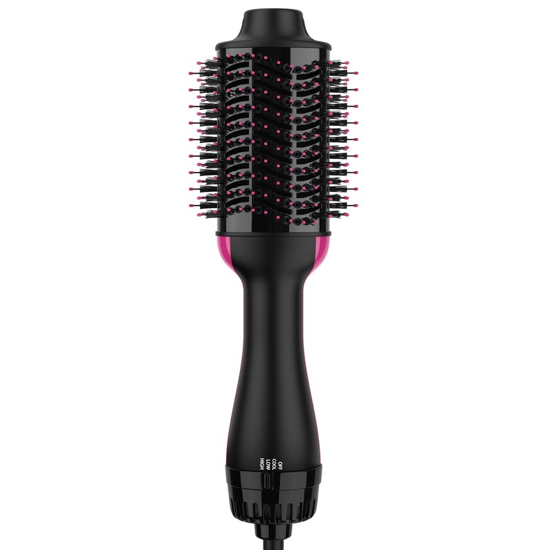 Hair Dryer Brush Blow Dryer Brush in One, Upgraded 4 in 1 Hair Dryer and Styler Volumizer with Negative Ion Anti-frizz Ceramic Titanium Barrel Hot Air Hair Straightener Brush