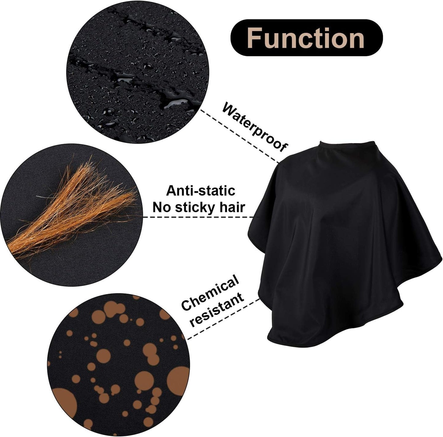 Skiennix Waterproof Beauty Salon Bib - 2 Pcs Barber Dye Cape for Hairdresser Clients | Durable & Stylish