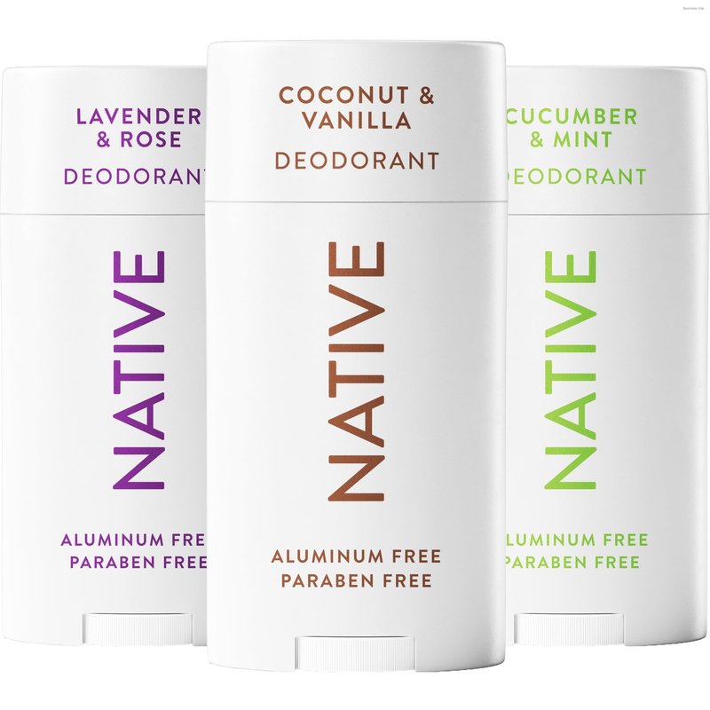 Native Deodorant Contains Naturally Derived Ingredients, 72 Hour Odor Control | Deodorant for Women and Men, Aluminum Free with Baking Soda, Coconut Oil and Shea Butter | Classic Pack Scents, 3-Pack