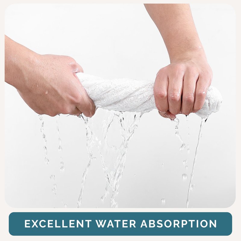 Casa Platino White Washcloths 24 Pack - 13x13 inches - 100% Cotton - Premium Quality Wash Cloths for Bathroom - Well Stitched, Soft & Highly Absorbent Washcloths Set - Ideal for Hotel, Spa & Salons