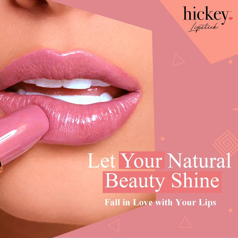Hickey Lipstick Refill, Skinny Dip - Long Lasting Light Pink Lipstick - Hydrating Lip Color Infused with Nourishing Jojoba Oil for Women - Highly Pigmented, Vegan, Gluten-Free Formula