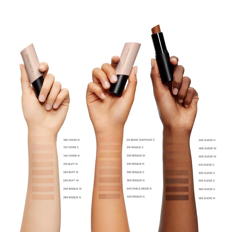 Lancôme Teint Idole Shape Stick - Multi-Use Foundation & Concealer - Hydrating Medium to Full Coverage, Natural Matte Finish