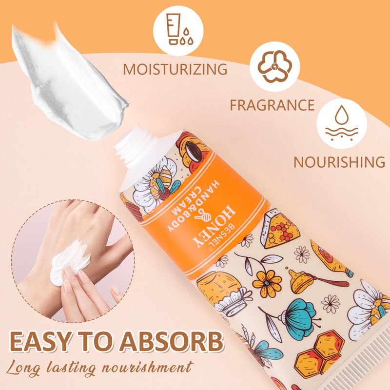 BESNEL 24 Pack Hand Cream Gift Set For Women, Teacher Appreciation Gifts, Mini Hand Lotion Travel Size in Bulk for Dry Cracked Hands, Graduation Gifts, Birthday Gift, Bridesmaid Gift,Party Favors