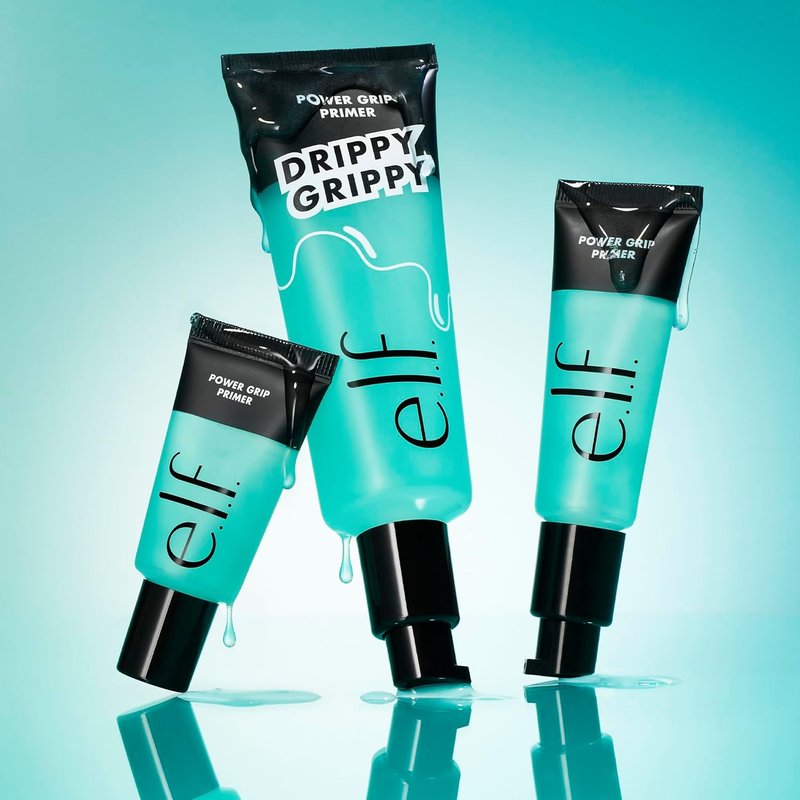 e.l.f. Power Grip Primer - Hydrating Gel-Based Face Primer for Smoother Skin & Makeup Grip | 2.5 oz