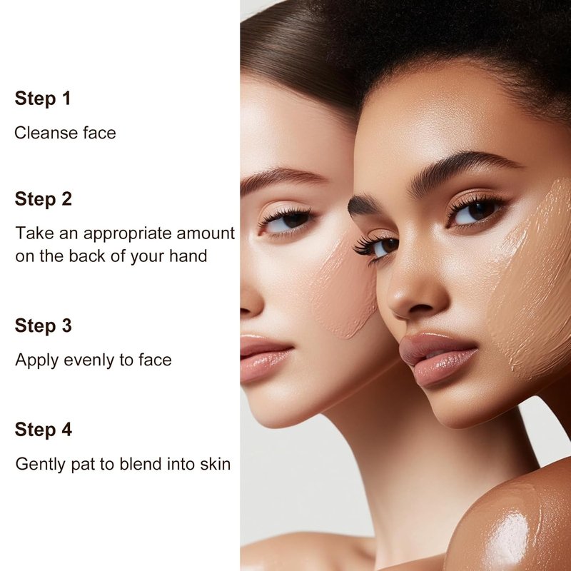 Hanae Korea Foundation Stick - All-in-One Lightweight Foundation with Built-In Brush | Ivory, Natural Finish