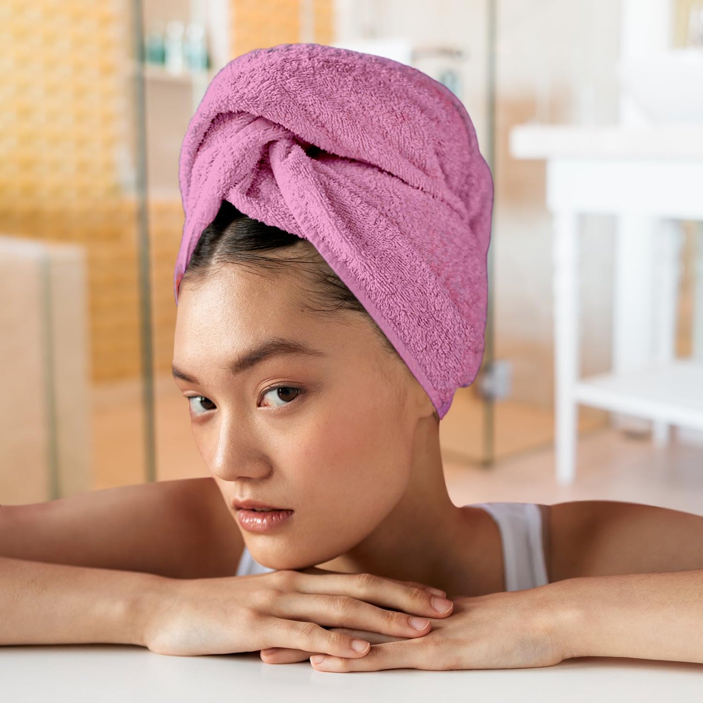 Hand Towels (Pack of 24) Pink Economy Towels Salon Towels - 100% Cotton Spa Towel– 16 x 27 Inches Highly Absorbable, Facial, Gym, Hair Face Towels Bulk