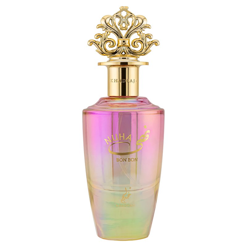 Khadlaj Nuha Bon Bon - Sweet, Gourmand, Fruity, Creamy - Eau de Parfum Spray Long-Lasting Fragrance Spray for Women, 2.87 Ounce / 85ml