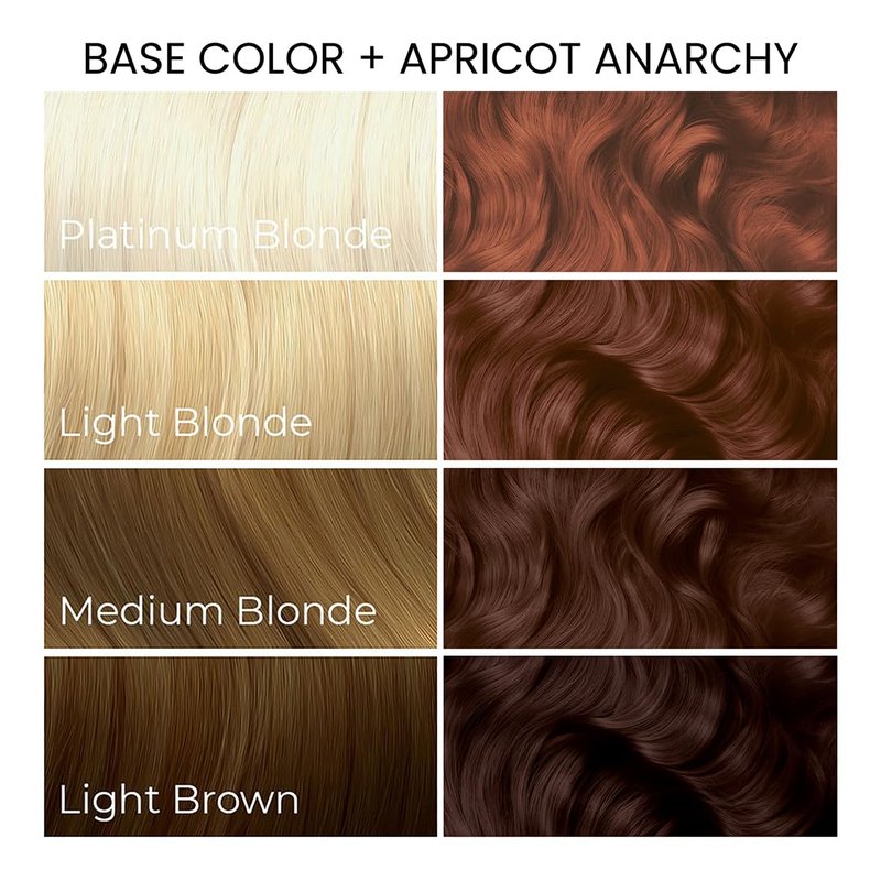 Arctic Fox Semi-Permanent Hair Dye Apricot Anarchy - Vegan, Cruelty-Free, Ammonia-Free - 5.6 fl oz