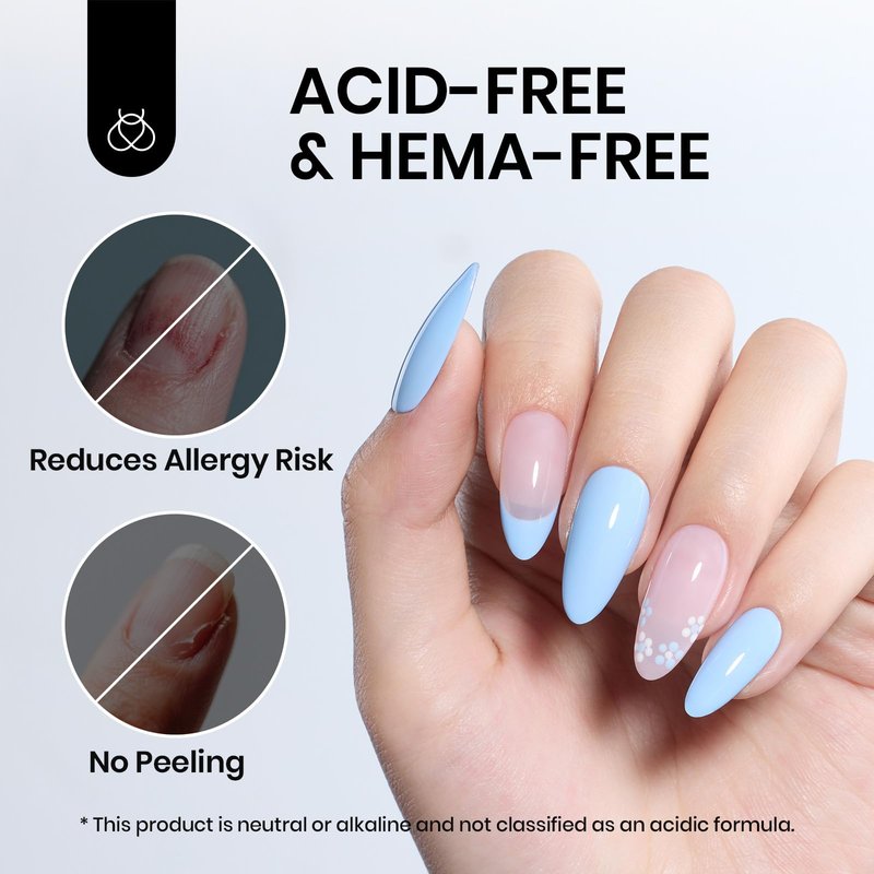Beetles Nail Dehydrator and Primer - Acid-Free & Hema-Free 2Pcs 15ml Nail Bonding Agent for Gel Polish and Acrylic Nails, Long-Lasting No-Lift Prep for Salon & DIY Manicures