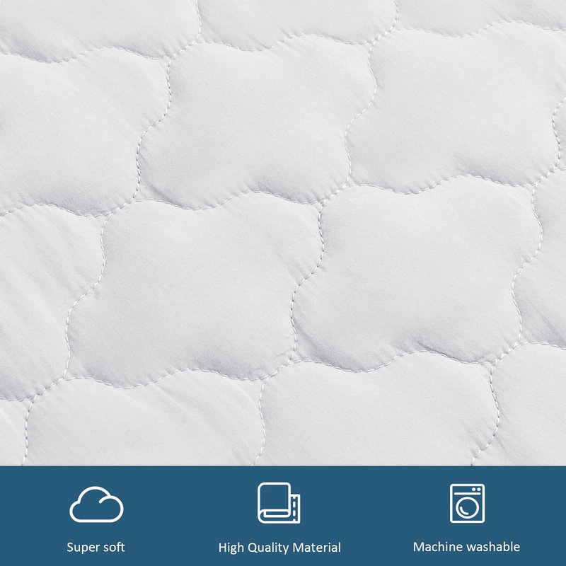 2-Piece Waterproof Massage Table Sheet Set, Extra Soft, Cushy, for Massage Tables, Includes Massage Fitted Sheet and Face Rest Cover, White
