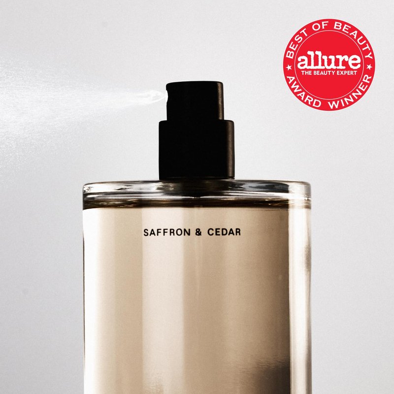 Salt & Stone Body Mist - Saffron & Cedar Hydrating Hair & Body Spray | Vegan, Cruelty-Free, 3.4 fl oz