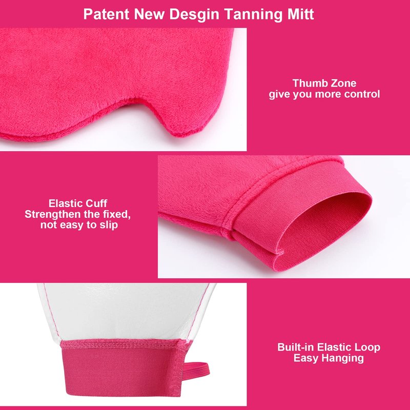 CeleCily Self Tanning Mitt Applicator Self Tanner Mitt Applicator Tanning Mitts Self Tanner Mit Self Tanning Glove For Self Tan Mitt Applicator Sunless Tanner Mitt Self Tanner Glove Self Tan Mit