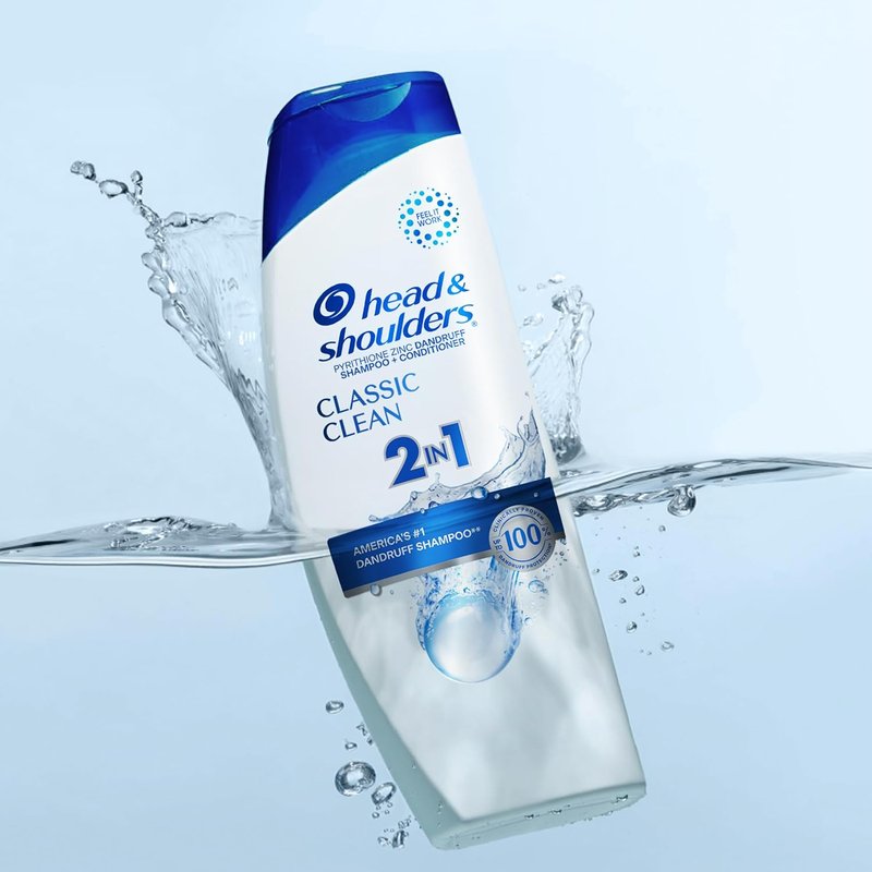 Head & Shoulders Classic Clean 2-in-1 Anti-Dandruff Shampoo & Conditioner - Flake Control, 8.45 fl oz