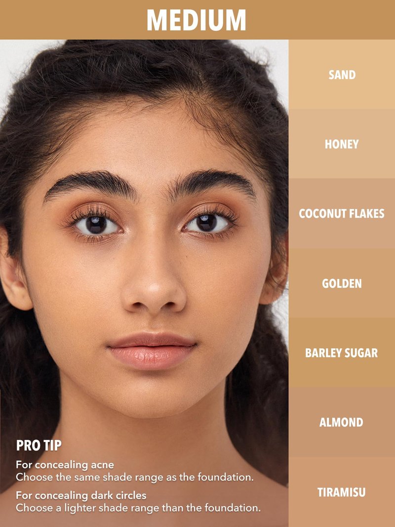 SHEGLAM 12HR Full Coverage Concealer Matte Finish Concealer Stick for Under Eye and Dark Circles - Sand
