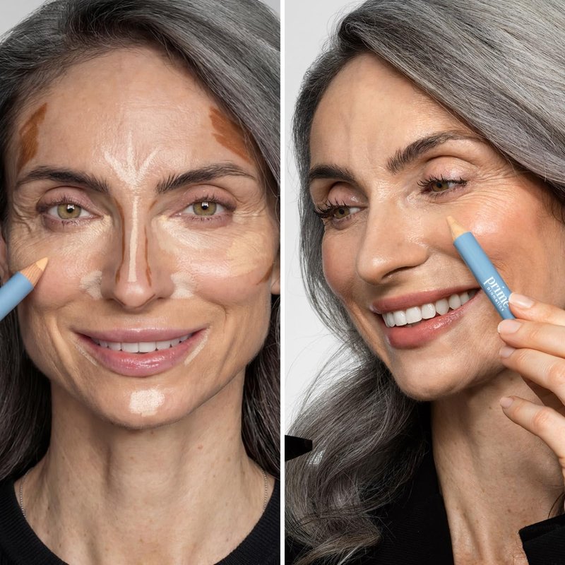 Prime Prometics Perfecting Concealer Pencil - Covers Dark Circles & Age Spots - 12-Hour Waterproof (Vanilla)