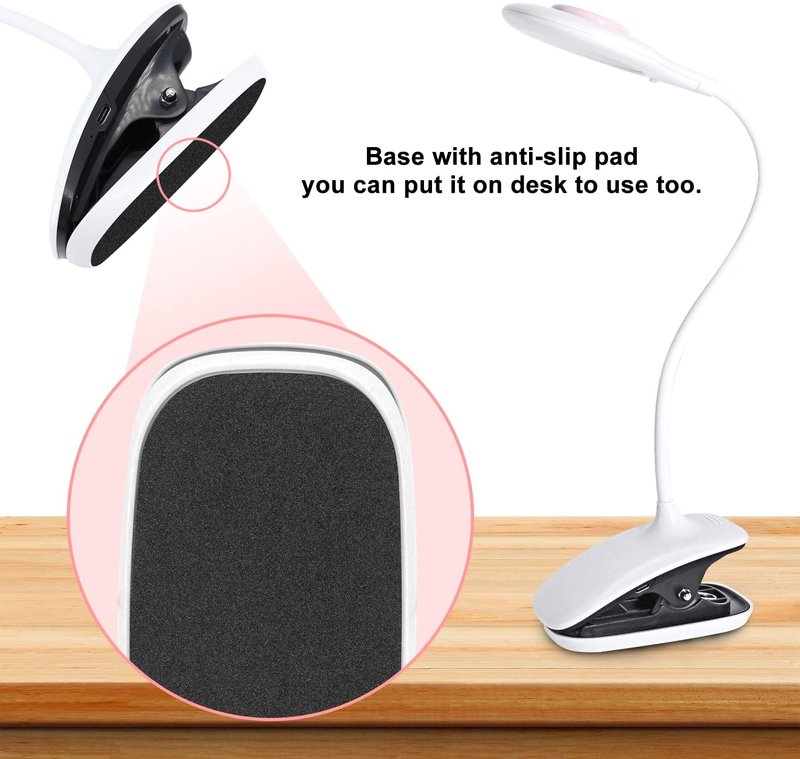 Skiennix Flexible UV LED Nail Lamp - 18W Gooseneck & Clamp Nail Dryer for Acrylic Gel Curing | USB Powered