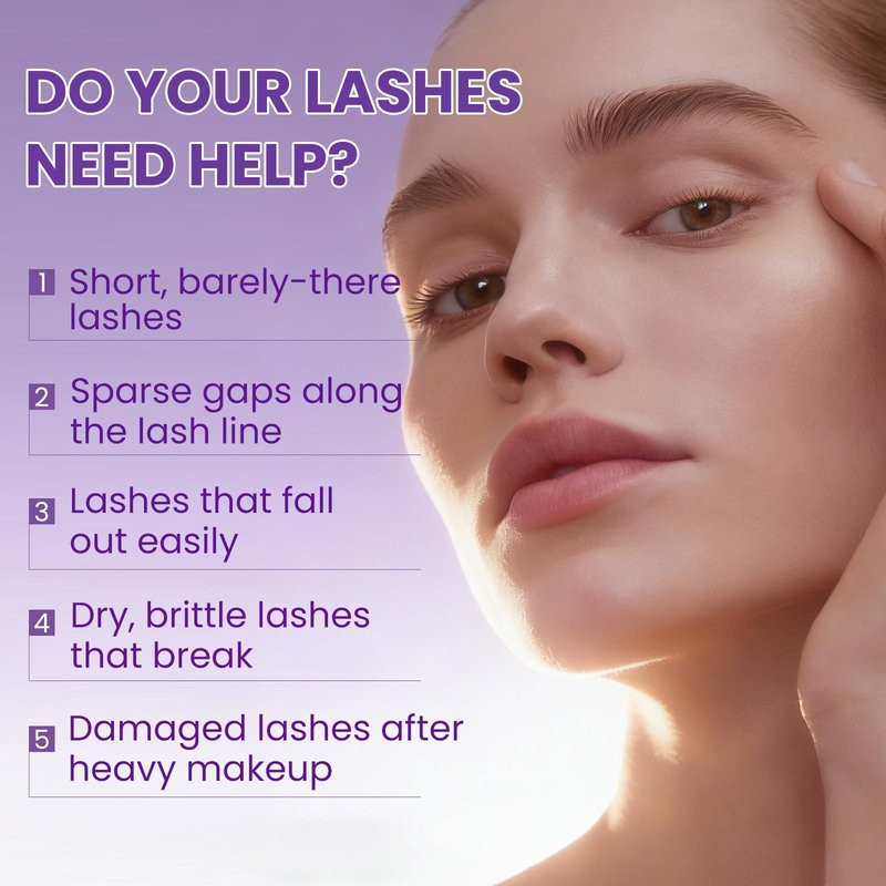 NIAWIT Eyelash Growth Serum and Eyebrow Enhancer – Advanced Formula for Longer, Fuller, Thicker Lashes & Brows Naturally | Nourishes Sparse Lashes with Biotin, Peptides - Gentle & Non-Irritating