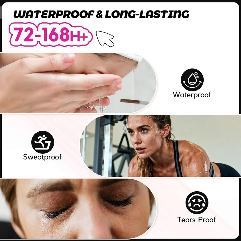GAQQI Lash Bond & Remover - Waterproof Eyelash Glue for DIY Extensions | Strong Hold 72H+, 10ml