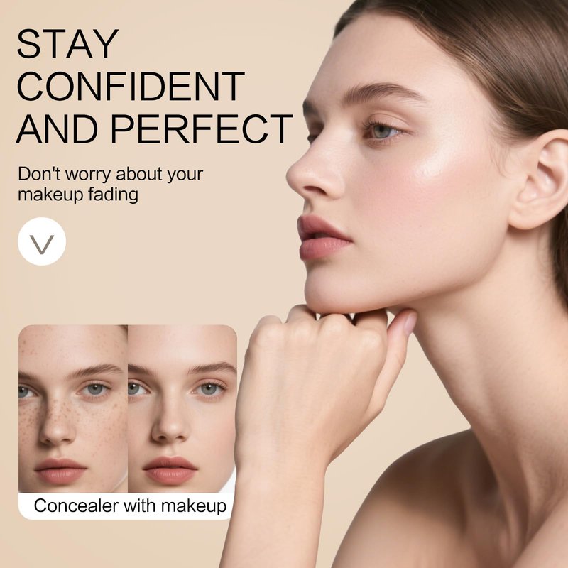 Qleovo Luxe Color Changing Foundation for Mature Skin Smart Makeup, Hydrating Lightweight Repair Cream, Natural Flawless Coverage for All Skin Tones (2 bottle)